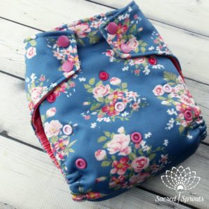Floral Bouquets Ai2 Diaper - Wipeable Inner