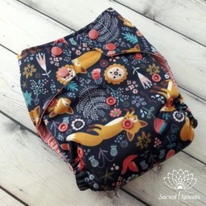 Friendly Foxes AIO Diaper - All In One Diaper