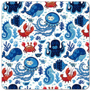 Salty Sea Life Cloth Diaper