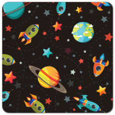 Space Race Cloth Diaper