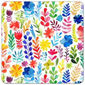Wildflower Watercolor Cloth Diaper